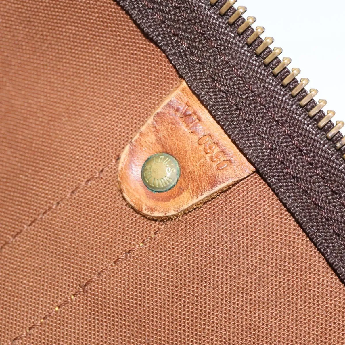 LOUIS VUITTON Monogram Keepall Bandouliere 50 Boston Bag M41416 LV Auth am7981