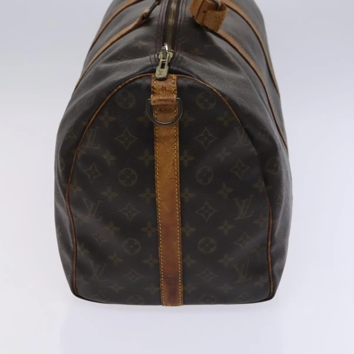 LOUIS VUITTON Monogram Keepall Bandouliere 50 Boston Bag M41416 LV Auth am7981