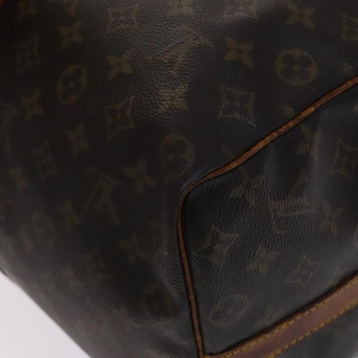 LOUIS VUITTON Monogram Keepall Bandouliere 50 Boston Bag M41416 LV Auth am7981