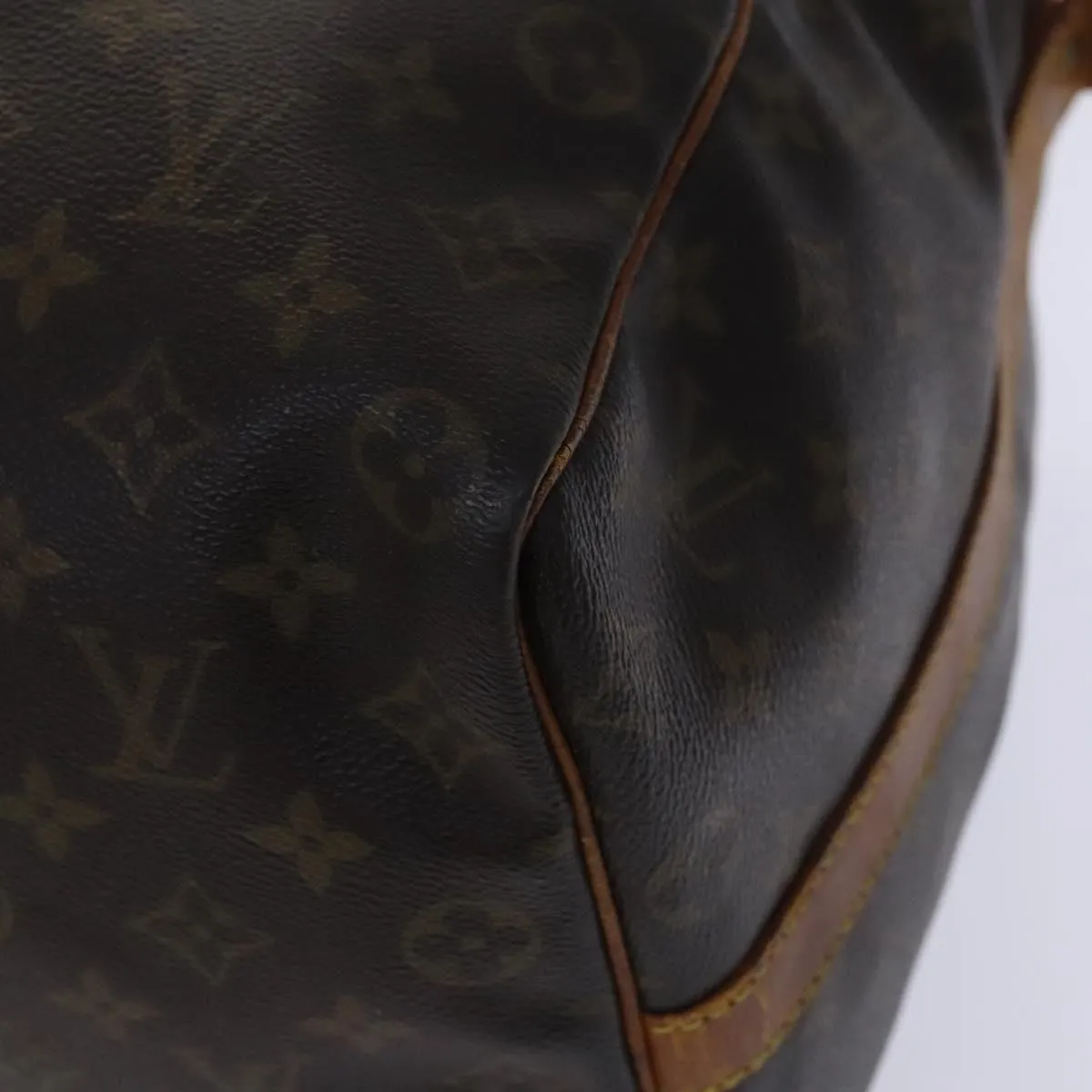 LOUIS VUITTON Monogram Keepall Bandouliere 50 Boston Bag M41416 LV Auth am7981