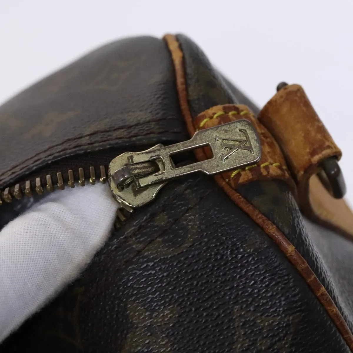 LOUIS VUITTON Monogram Keepall Bandouliere 50 Boston Bag M41416 LV Auth am7981