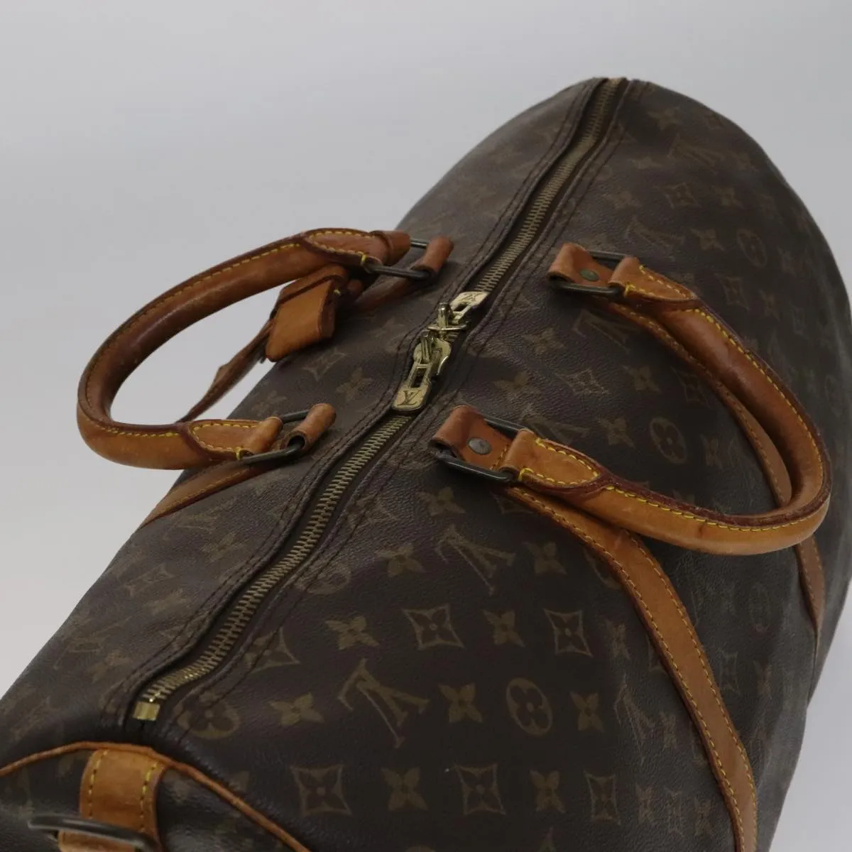 LOUIS VUITTON Monogram Keepall Bandouliere 50 Boston Bag M41416 LV bs21676