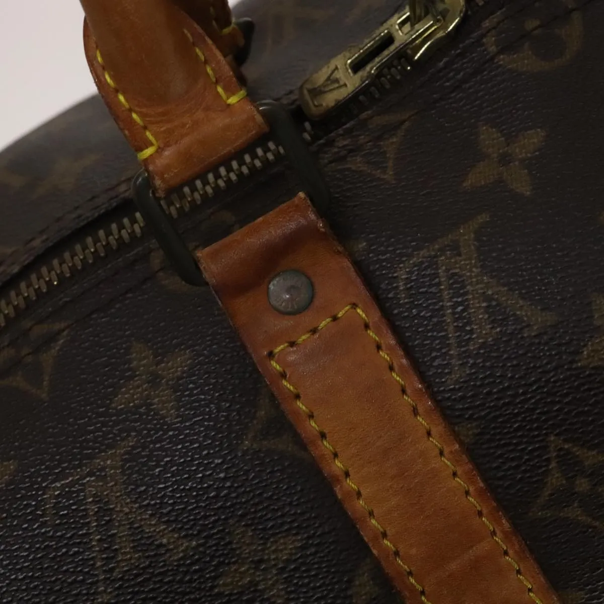 LOUIS VUITTON Monogram Keepall Bandouliere 50 Boston Bag M41416 LV bs21676