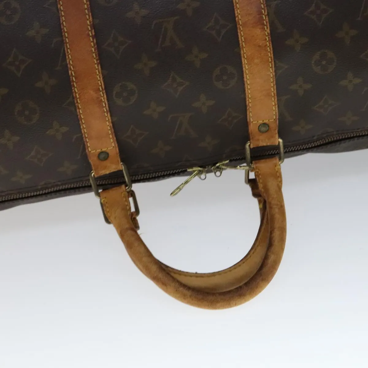 LOUIS VUITTON Monogram Keepall Bandouliere 55 Boston Bag M41414 LV 109253