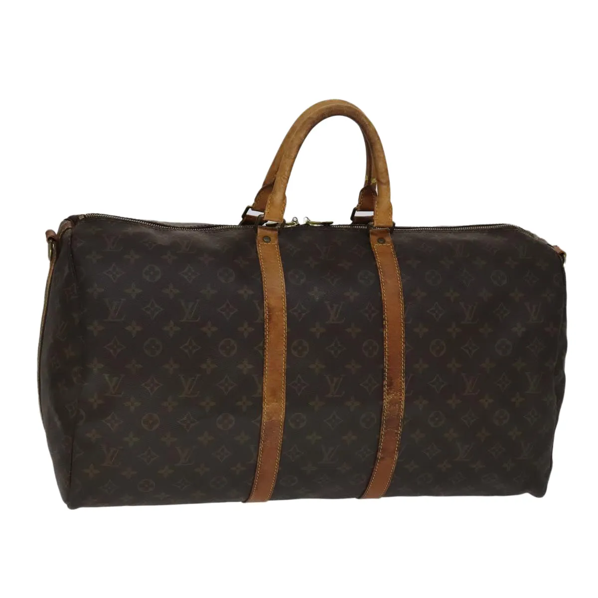 LOUIS VUITTON Monogram Keepall Bandouliere 55 Boston Bag M41414 LV 109253