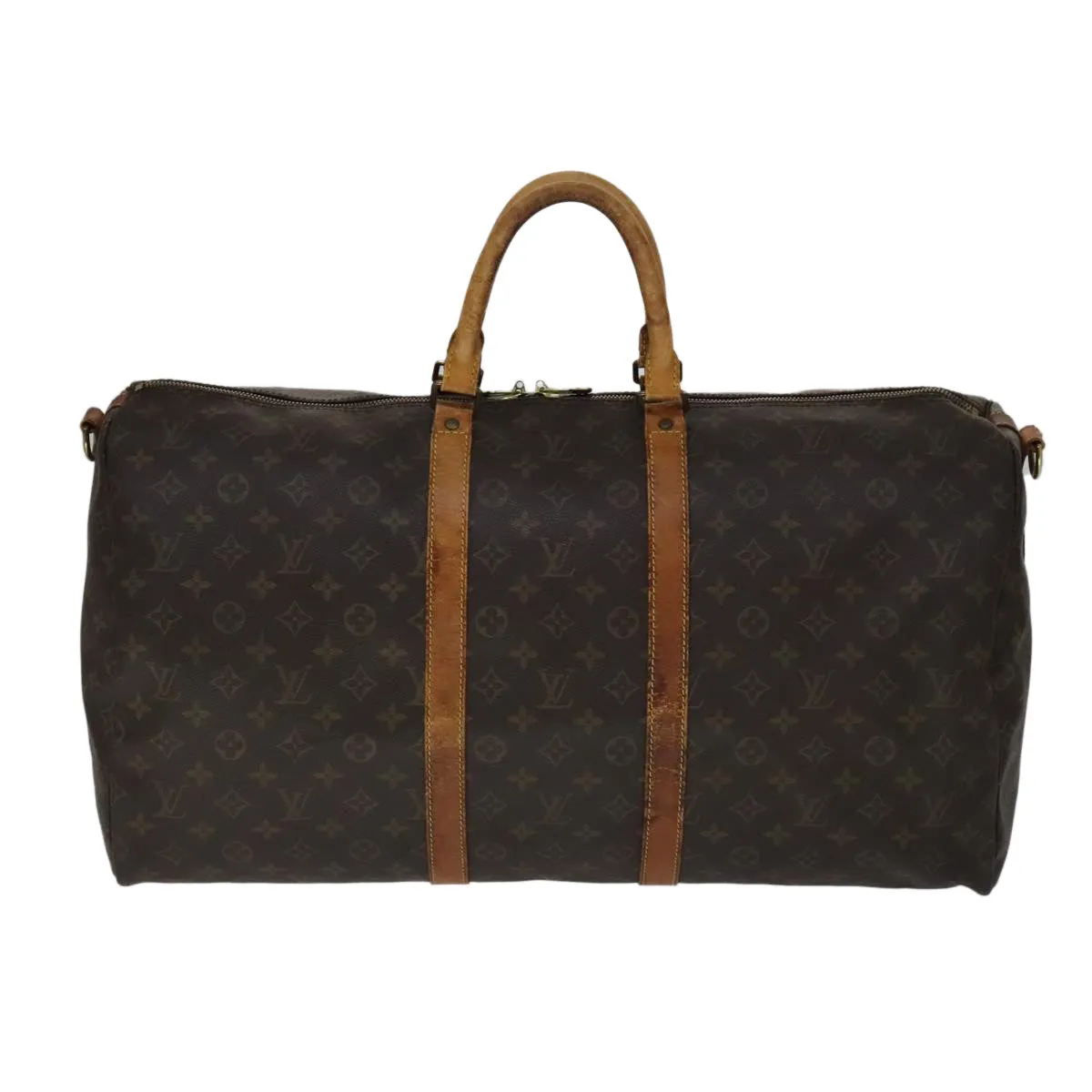 LOUIS VUITTON Monogram Keepall Bandouliere 55 Boston Bag M41414 LV 109253
