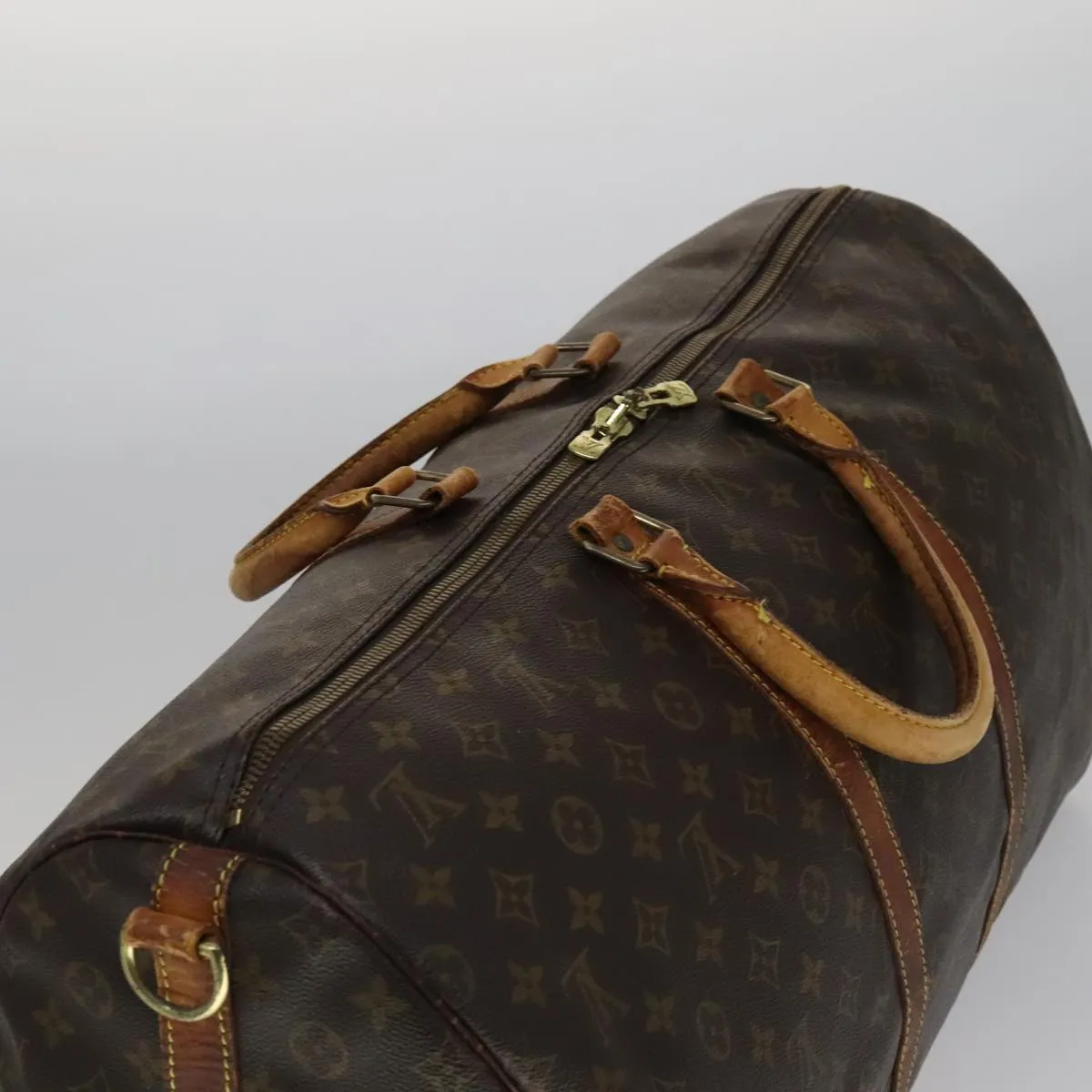 LOUIS VUITTON Monogram Keepall Bandouliere 55 Boston Bag M41414 LV 109253
