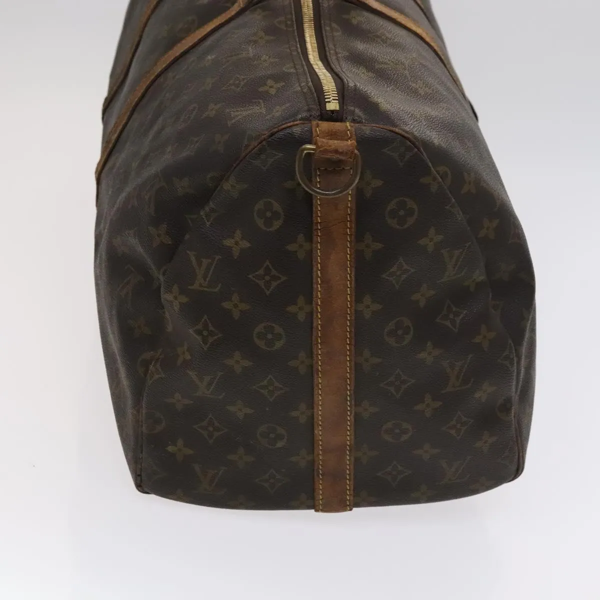 LOUIS VUITTON Monogram Keepall Bandouliere 55 Boston Bag M41414 LV Auth 113023