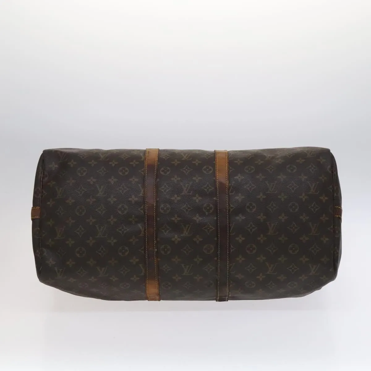 LOUIS VUITTON Monogram Keepall Bandouliere 55 Boston Bag M41414 LV Auth 113023