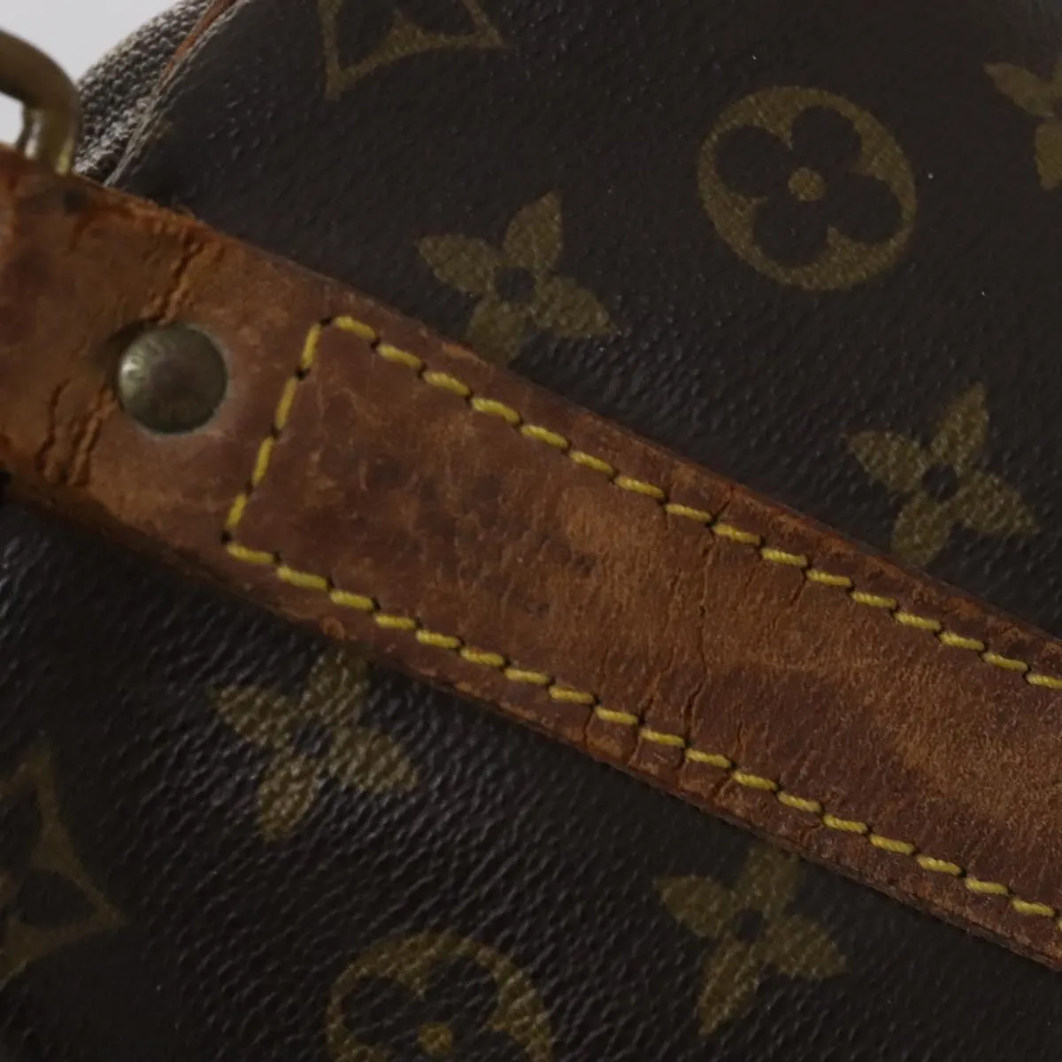 LOUIS VUITTON Monogram Keepall Bandouliere 55 Boston Bag M41414 LV Auth 113023