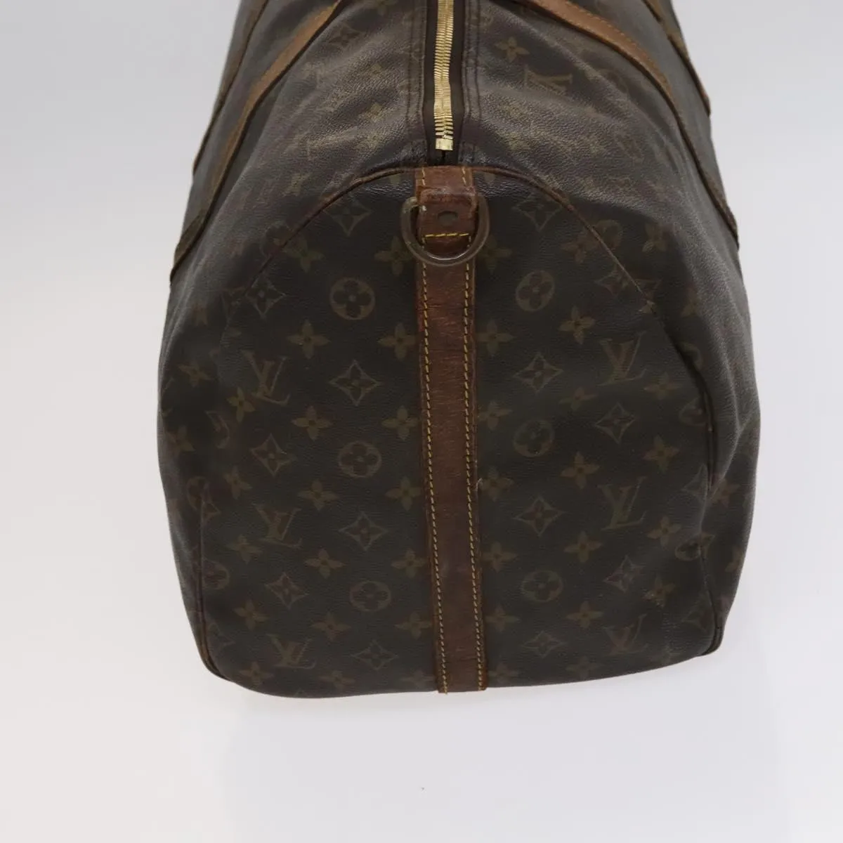 LOUIS VUITTON Monogram Keepall Bandouliere 55 Boston Bag M41414 LV Auth 113023