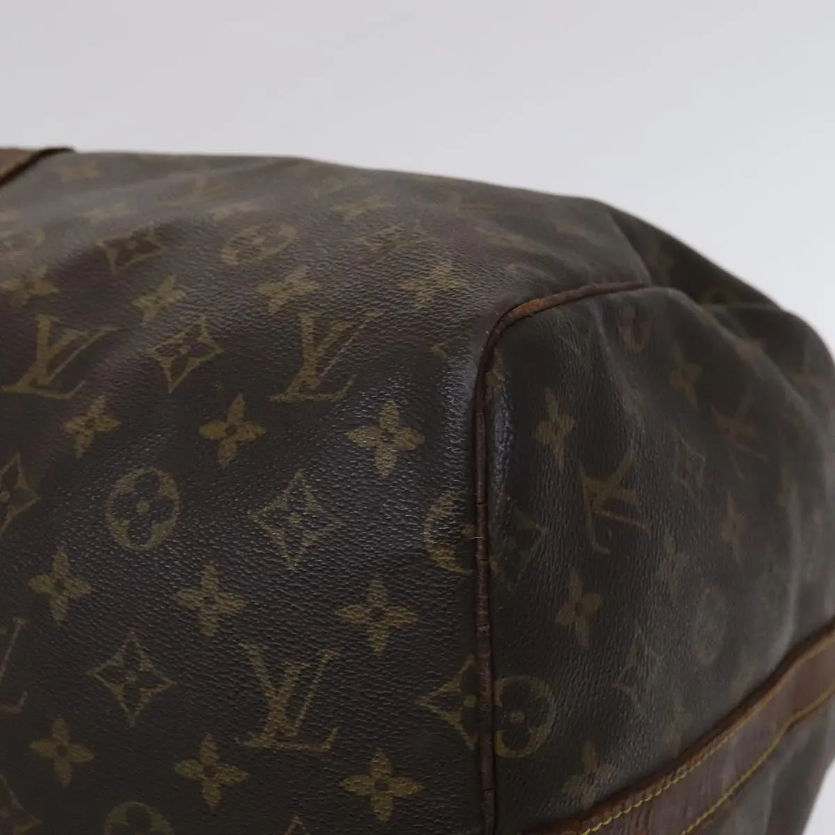 LOUIS VUITTON Monogram Keepall Bandouliere 55 Boston Bag M41414 LV Auth 113023