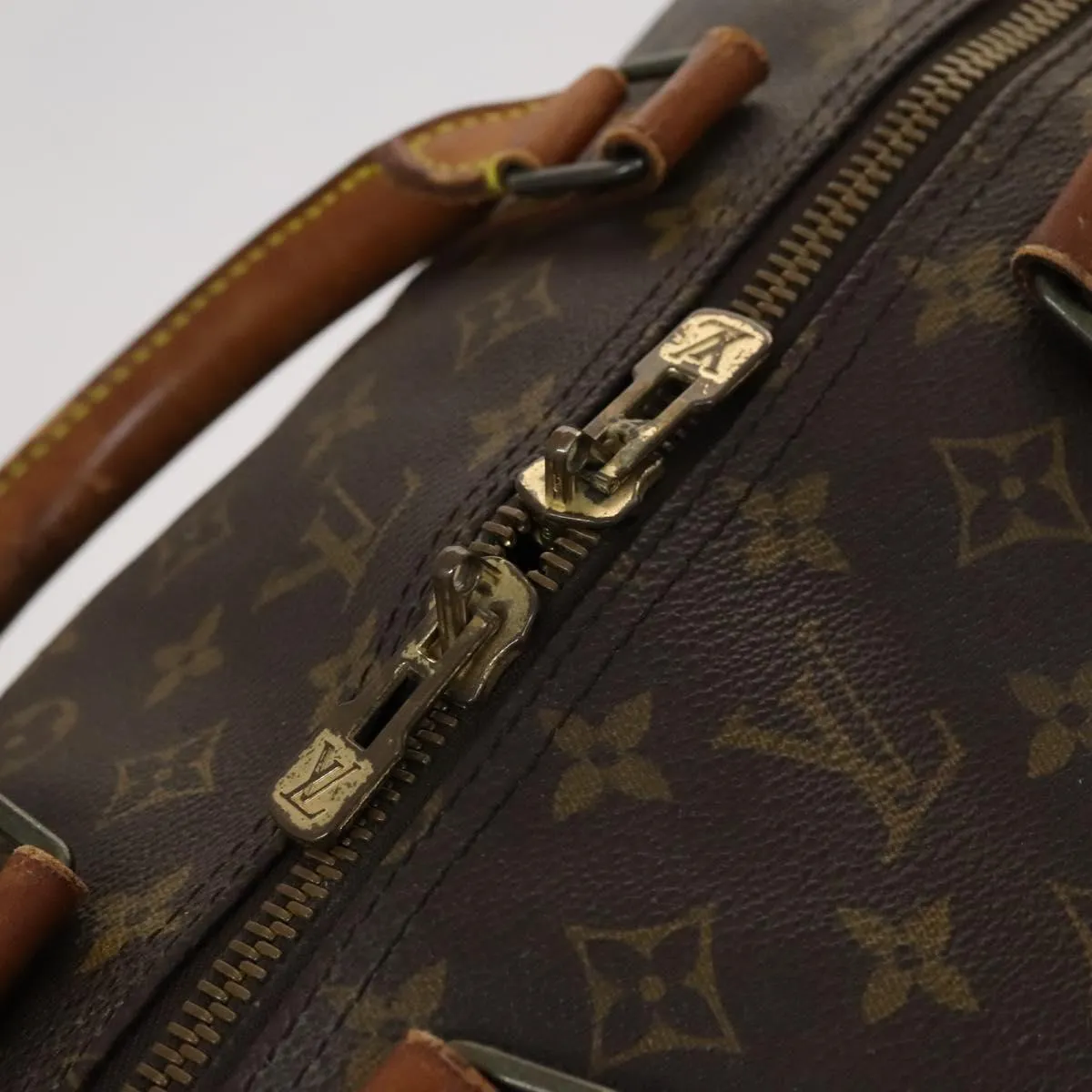 LOUIS VUITTON Monogram Keepall Bandouliere 60 Boston Bag M41412 LV Auth 115806