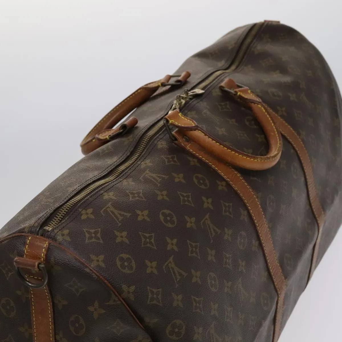 LOUIS VUITTON Monogram Keepall Bandouliere 60 Boston Bag M41412 LV Auth 115806