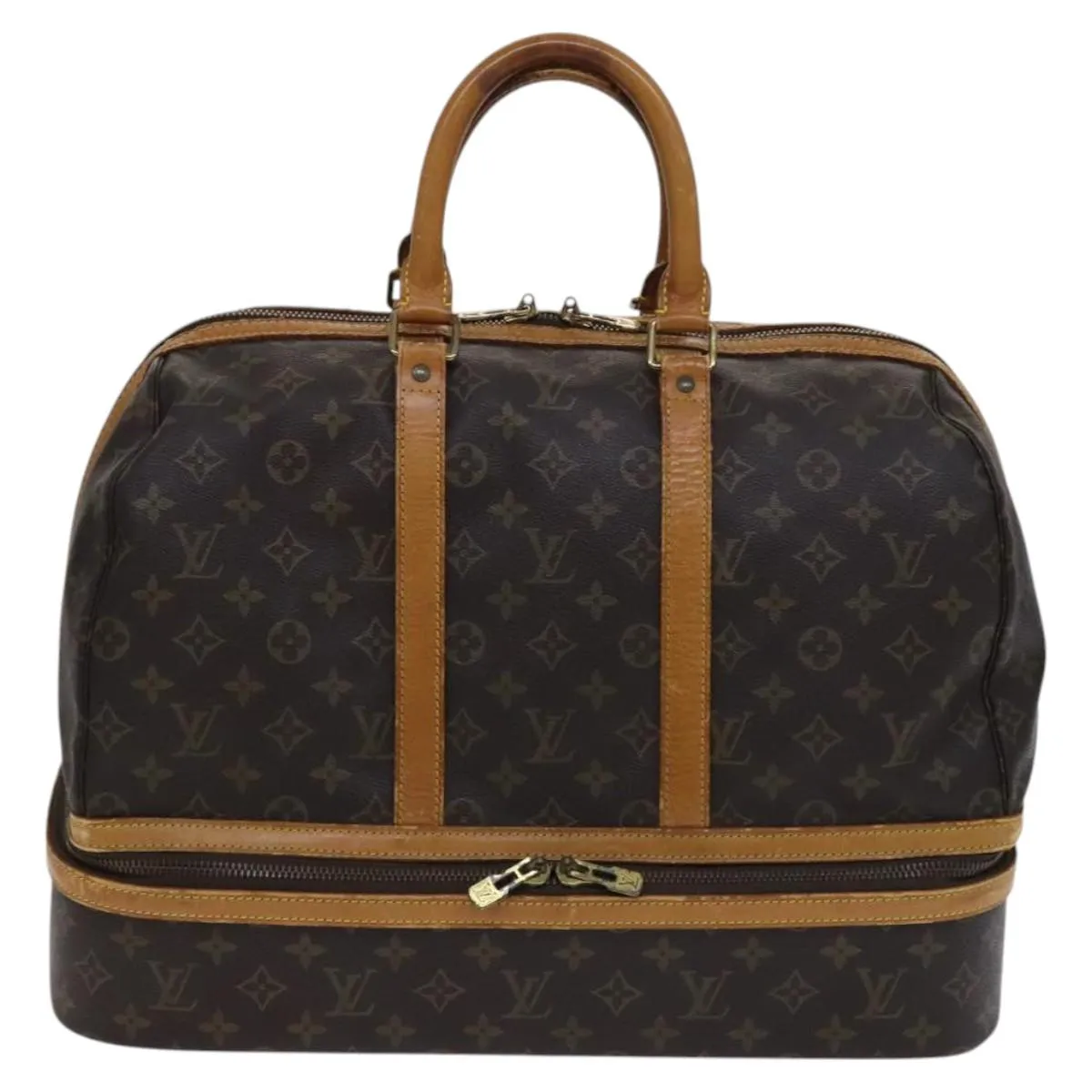 LOUIS VUITTON Monogram Sac Sports Boston Bag M41444 LV Auth ep7807