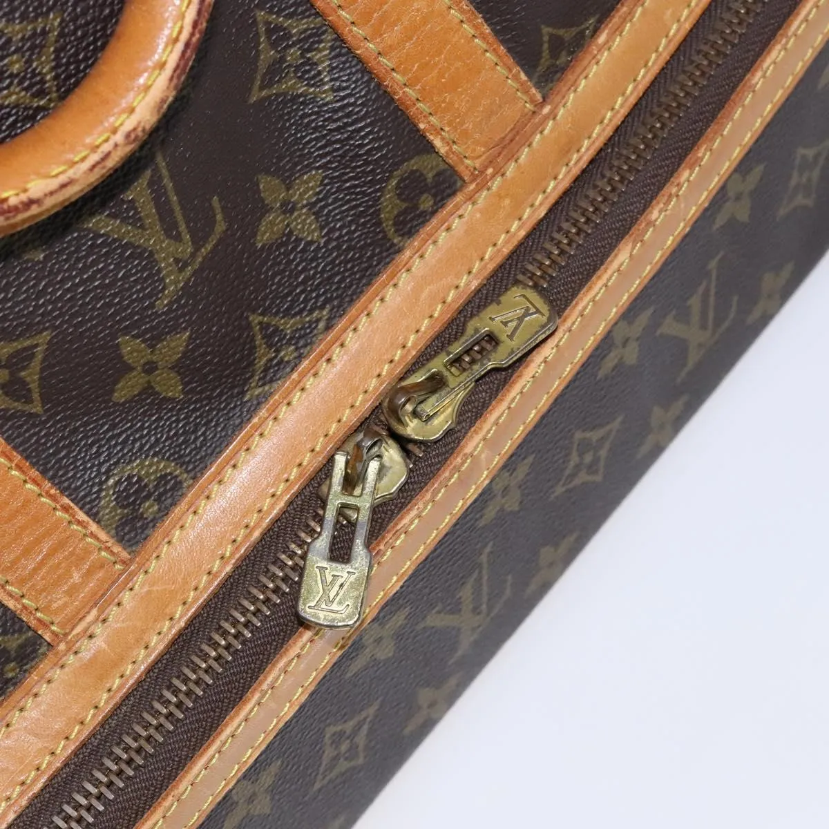 LOUIS VUITTON Monogram Sac Sports Boston Bag M41444 LV Auth ep7807