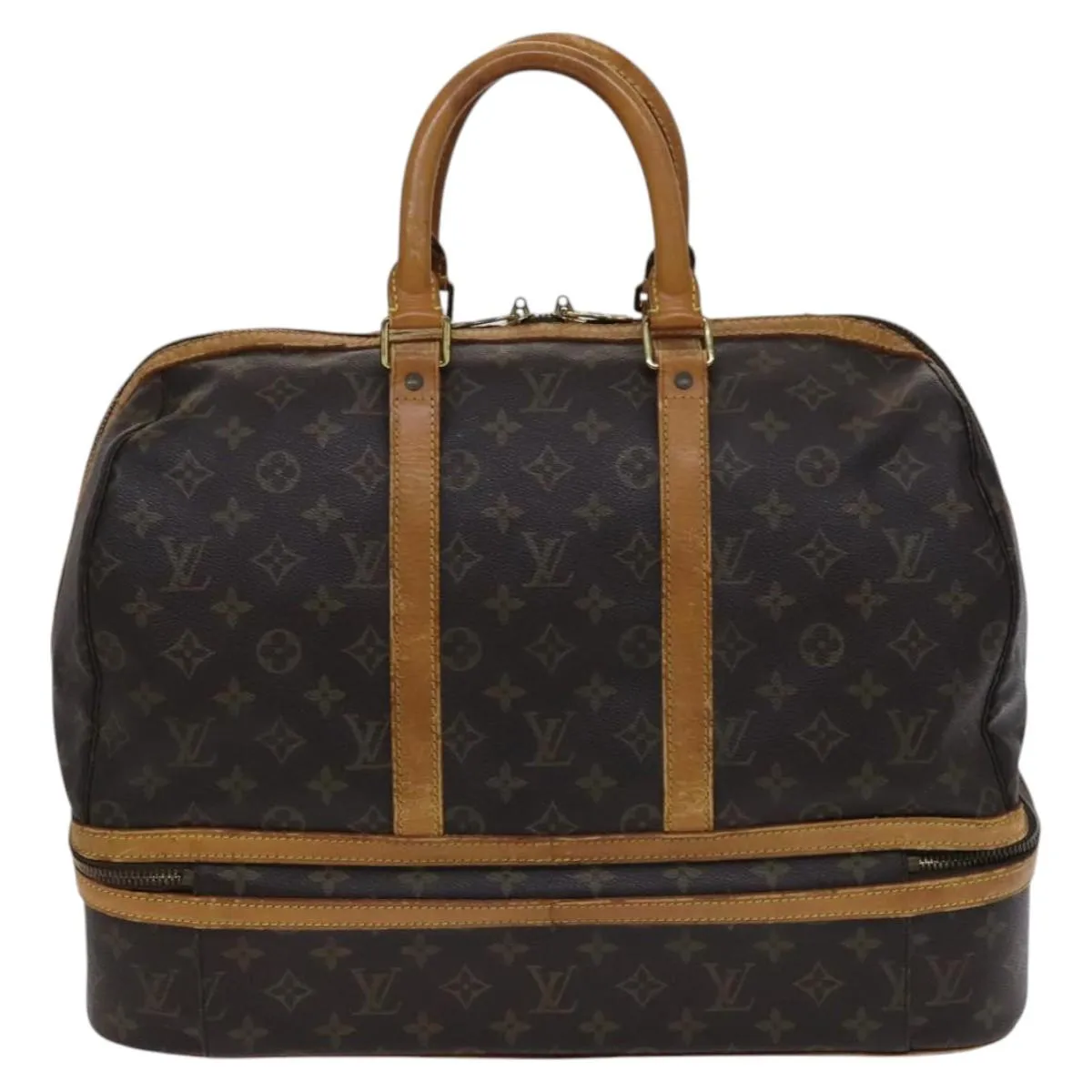 LOUIS VUITTON Monogram Sac Sports Boston Bag M41444 LV Auth ep7807