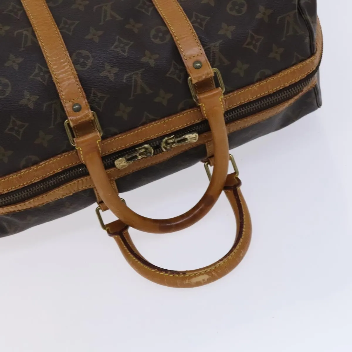 LOUIS VUITTON Monogram Sac Sports Boston Bag M41444 LV Auth ep7807