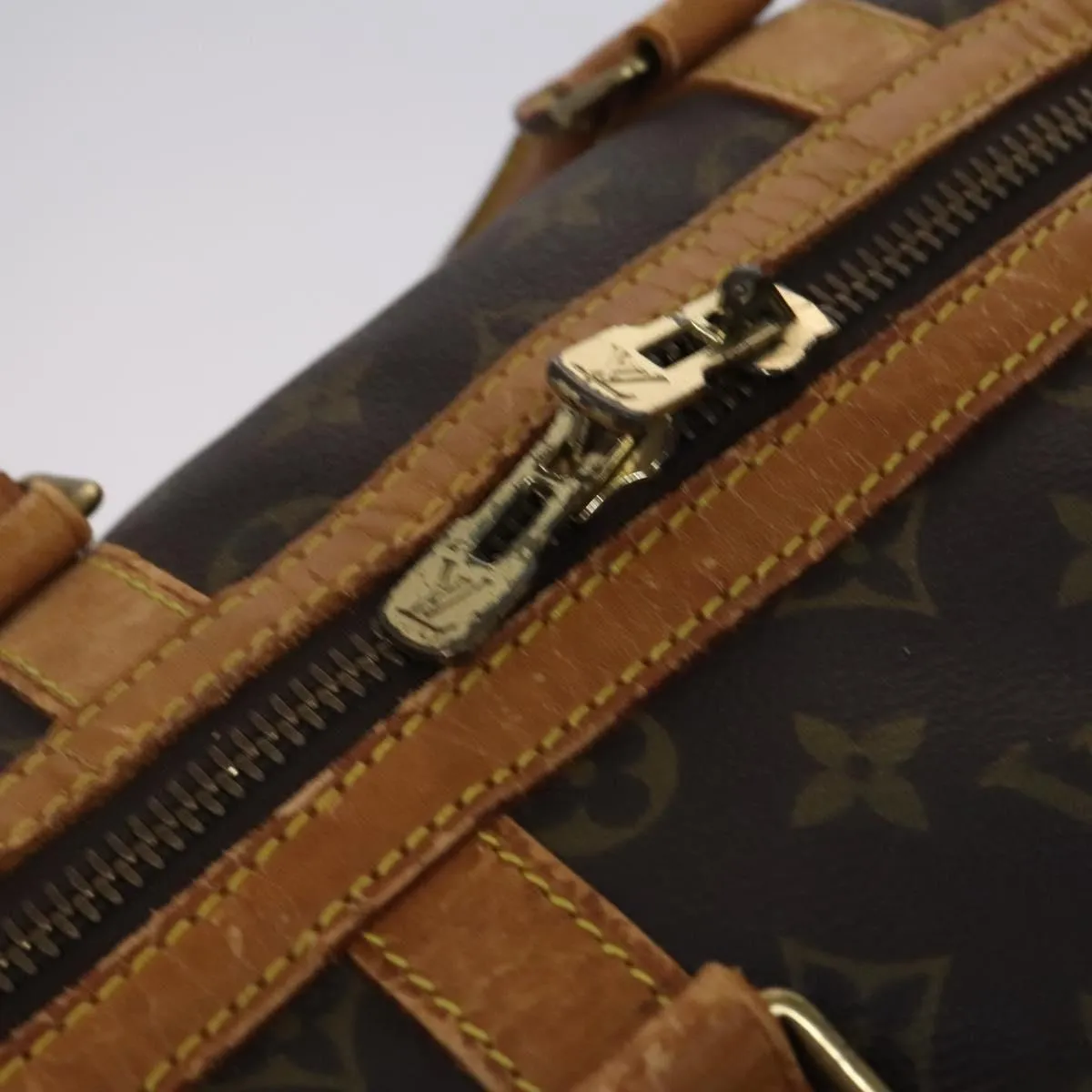LOUIS VUITTON Monogram Sac Sports Boston Bag M41444 LV Auth ep7807