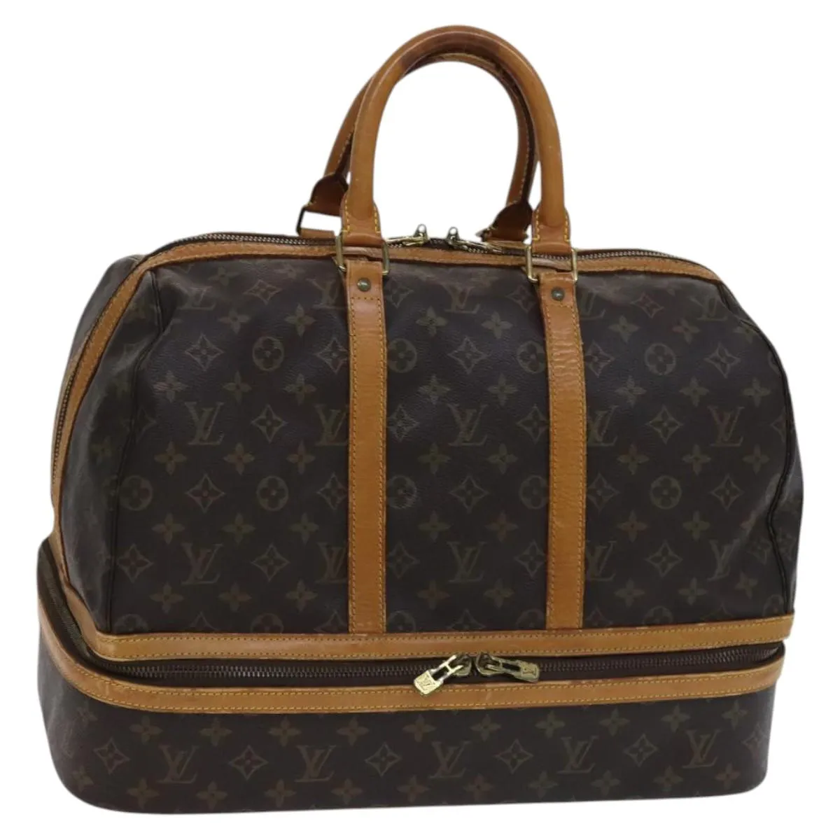 LOUIS VUITTON Monogram Sac Sports Boston Bag M41444 LV Auth ep7807