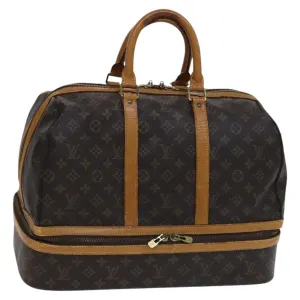 LOUIS VUITTON Monogram Sac Sports Boston Bag M41444 LV Auth ep7807