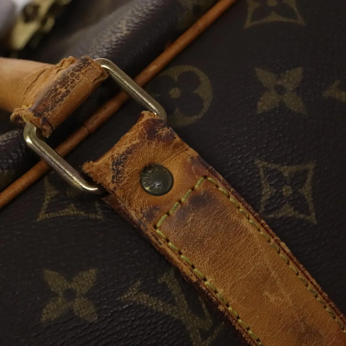 LOUIS VUITTON Monogram Sirius 50 Boston Bag M41406 LV Auth BD114