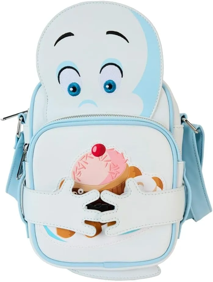Loungefly Casper the Friendly Ghost Glow Crossbuddies Crossbody Bag with Coin Bag