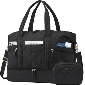 LOVEVOOK Extra Large Travel Duffle Bag, 56L Lightweight Weekender Bags for Women with Shoe Compartment, Personal Item Travel Bag Carry On Overnight Bags for Women, Hospital Bag for Labor and Delivery