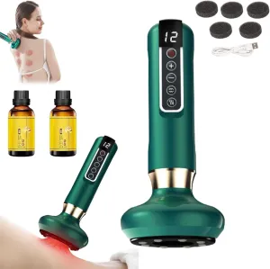 Lunys ACM Cellulite Massager, Anti Cellulite, Body Sculpting Machine with 12 Gears (Green)