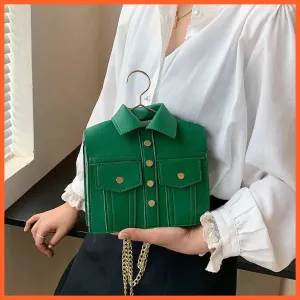 Luxury Brand Jacket Shoulder Bag For Women | High Quality Pu Crossbody Bags