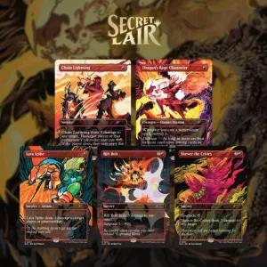 Magic the Gathering Secret Lair Everything is On Fire (Non-Foil)