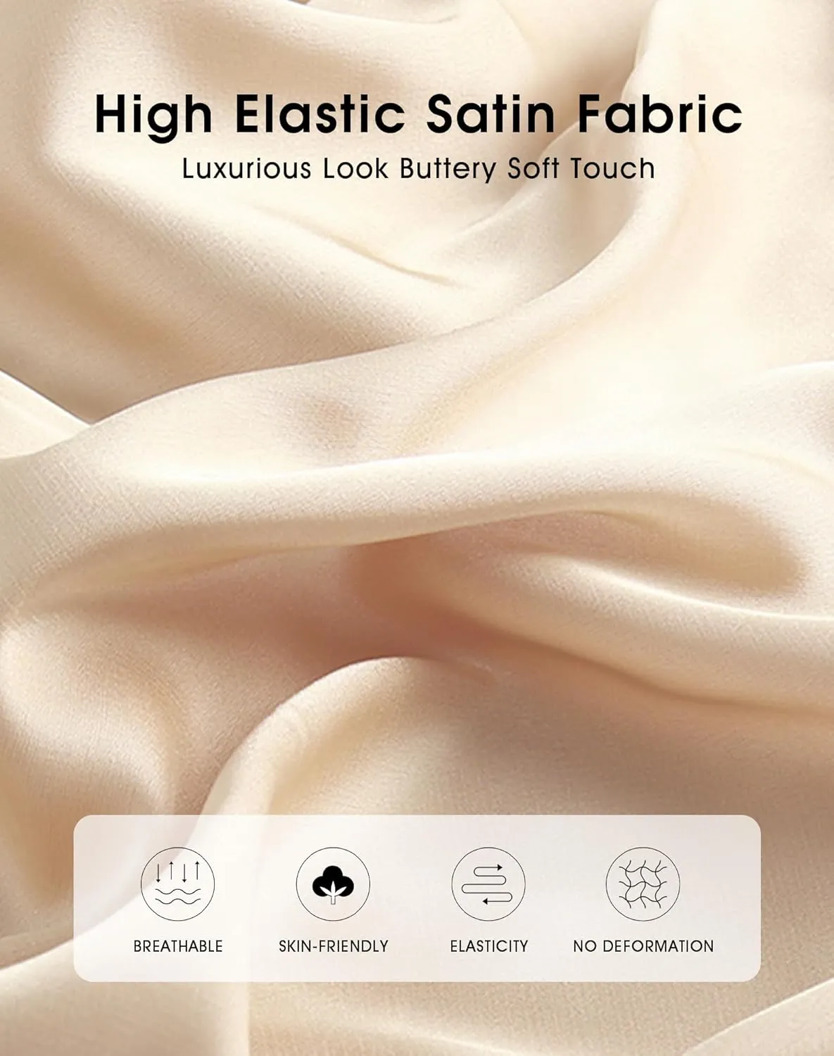 MANCYFIT Long Half Slip for Women Under Dress Satin Slip Skirt Extenders 36" Maxi Underskirt