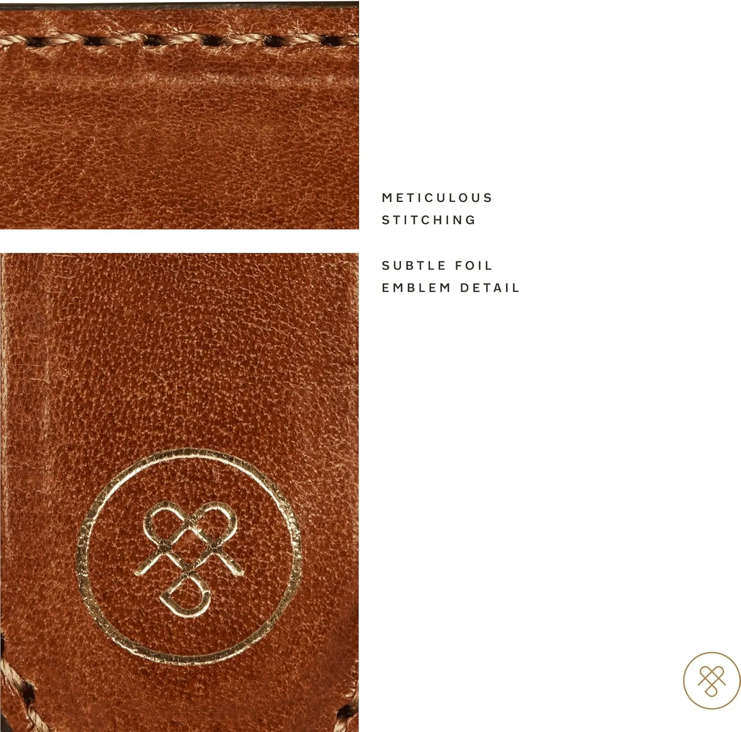Maxwell Scott - Mens Luxury Leather Magnetic Money Clip - Handmade from Premium Italian Full Grain Hides - The Pesaro