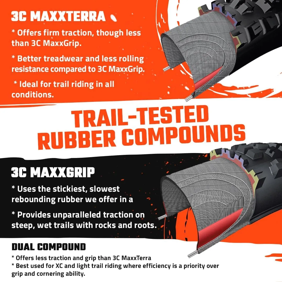 MAXXIS High Roller 2-26", 27.5", 29" - DH, DD, EXO - E25 Rating, Tubeless | Versatile Choice When Conditions are Soft Or Loose