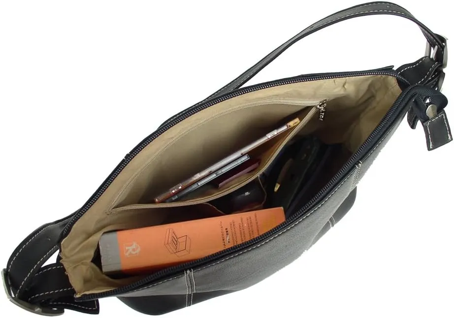 Medium Shoulder Bag, Black, One Size