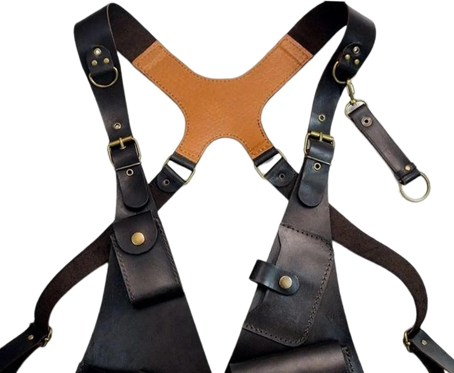 Men Anti Underarm Shoulder Bag Adjustable PU Leather Strap Wallet Bag Outdoor Phone Bag