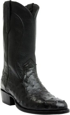 Men's 1978&Reg; Chapman Exotic Full-Quill Ostrich Western Black 11 D(M) US