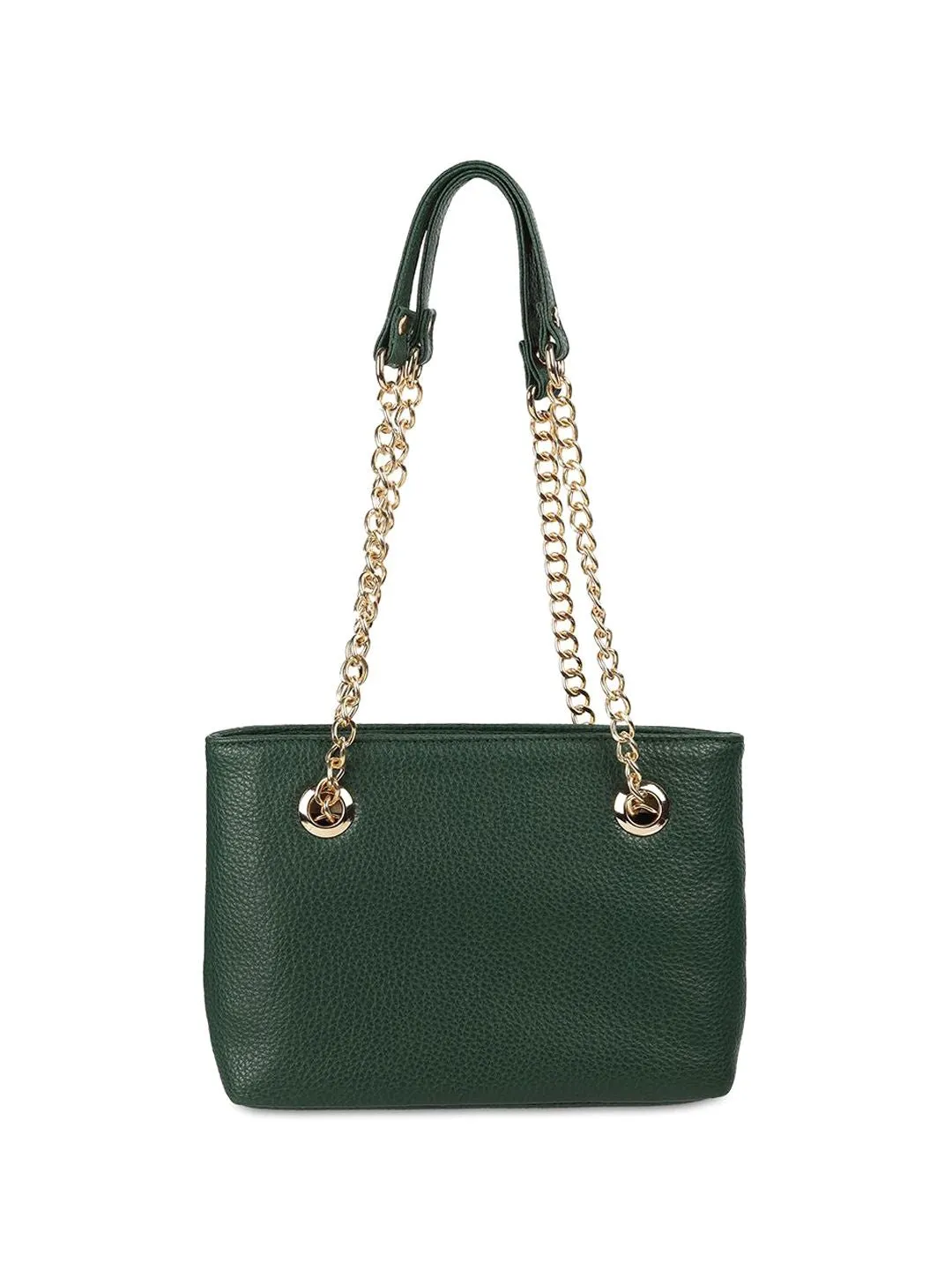 Metro Women Embellished Structured Handheld Bag with Quilted