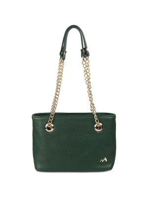 Metro Women Embellished Structured Handheld Bag with Quilted