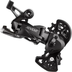 microSHIFT Advent Super Short Rear Derailleur - 9 Speed Super Short Cage BLK with Clutch