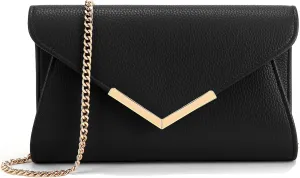Milisente Solid Clutch Purses For Women Bridal Wedding Metallic Evening Bags And Purses For Formal