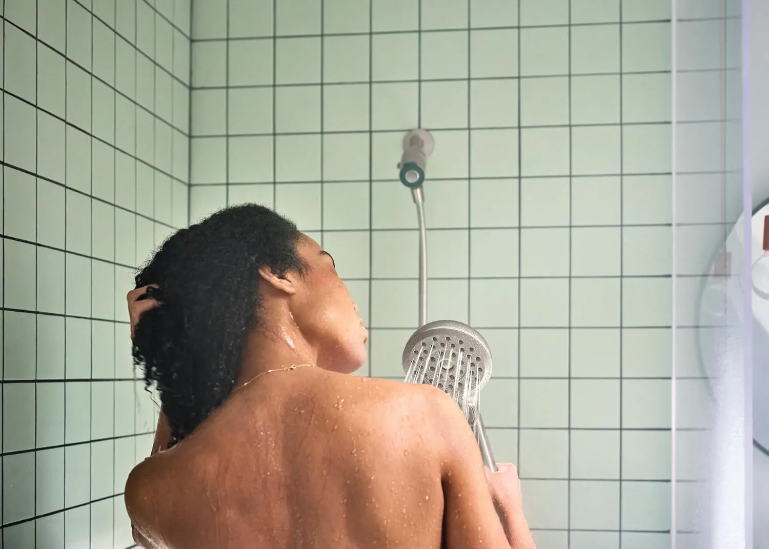 Moen Verso Eco-Performance Handshower, Detachable Round Shower Head with Magnetix Docking System, 60" Hose, Spot Resist Brushed Nickel, 220H2EPSRN