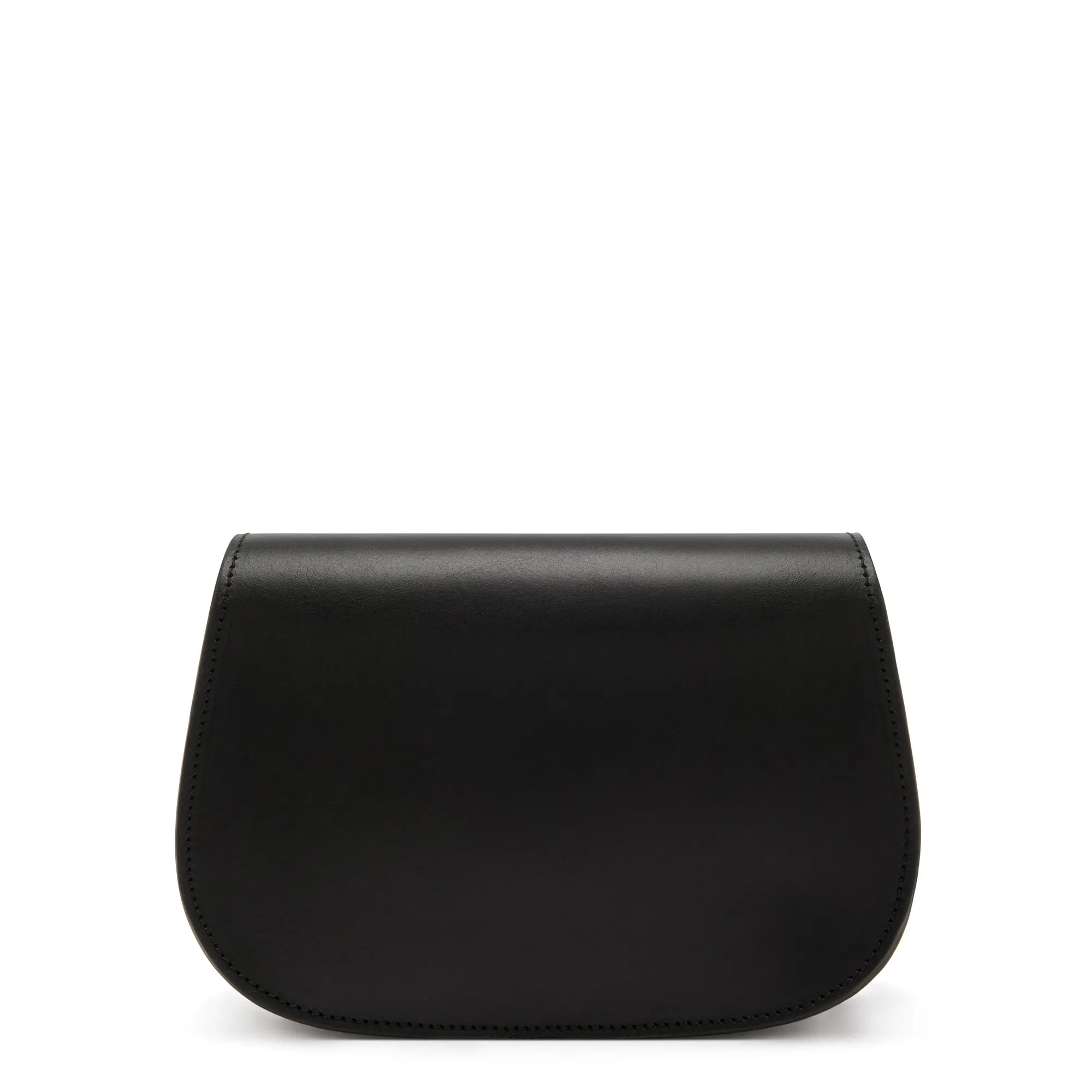 Montmartre Manon black vegetable tanned leather crossbody bag