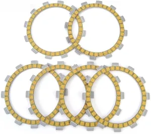 Motorcycle Clutch Plates Set 3XJ-16321-00 Clutch Friction Disc Plates for XT250 Serrow 250 XG250 Tricker XT250X TTR250 RH/RL TT250R YFM250R YFM250 RX