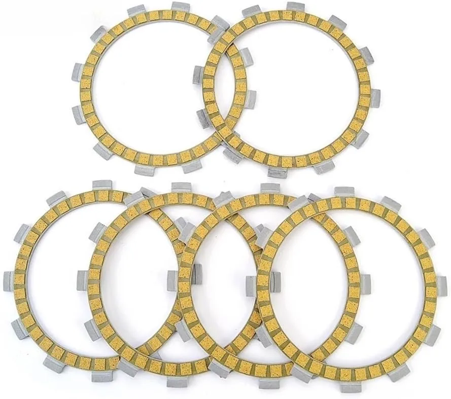 Motorcycle Clutch Plates Set 3XJ-16321-00 Clutch Friction Disc Plates for XT250 Serrow 250 XG250 Tricker XT250X TTR250 RH/RL TT250R YFM250R YFM250 RX
