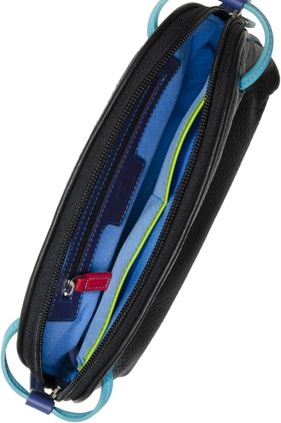mywalit Rio Small Zip Top Handbag - Leather, Adjustable Strap, Slip Pockets, Zip Pocket, Fits a Kindle