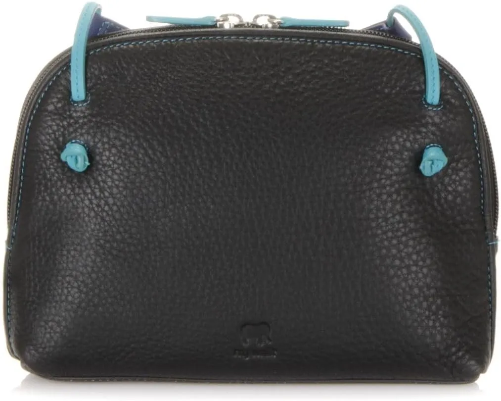 mywalit Rio Small Zip Top Handbag - Leather, Adjustable Strap, Slip Pockets, Zip Pocket, Fits a Kindle