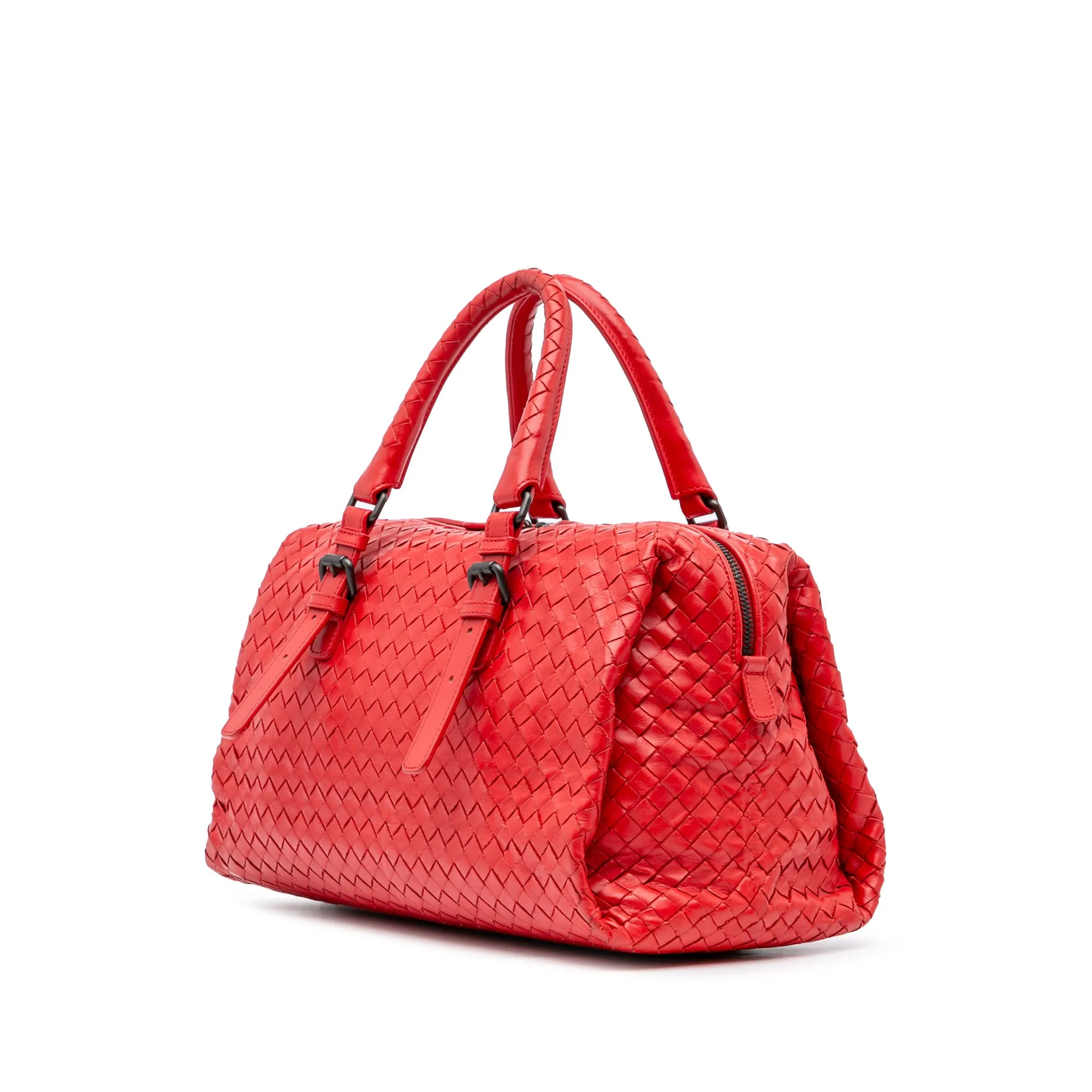 Nappa Intrecciato Boston Bag