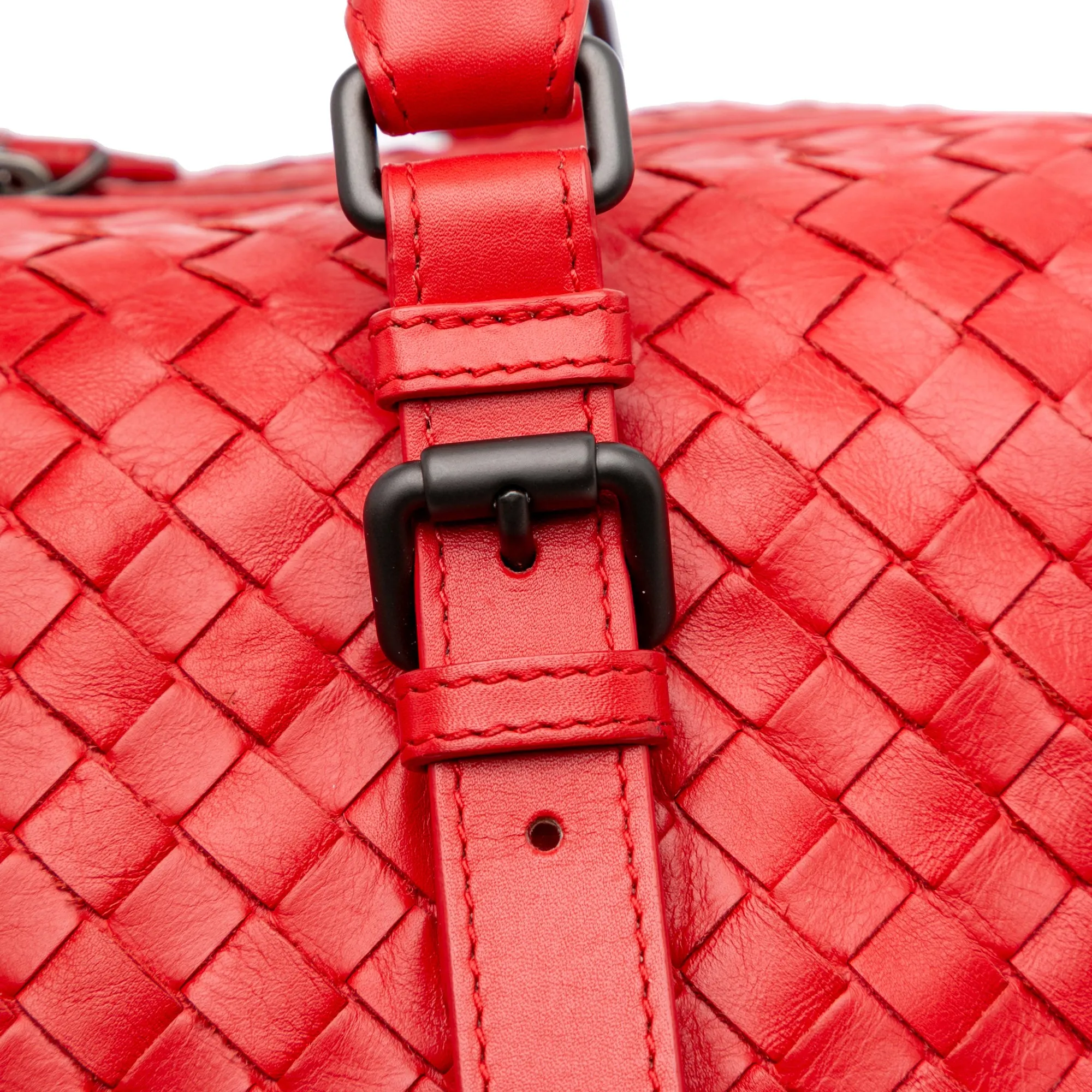 Nappa Intrecciato Boston Bag