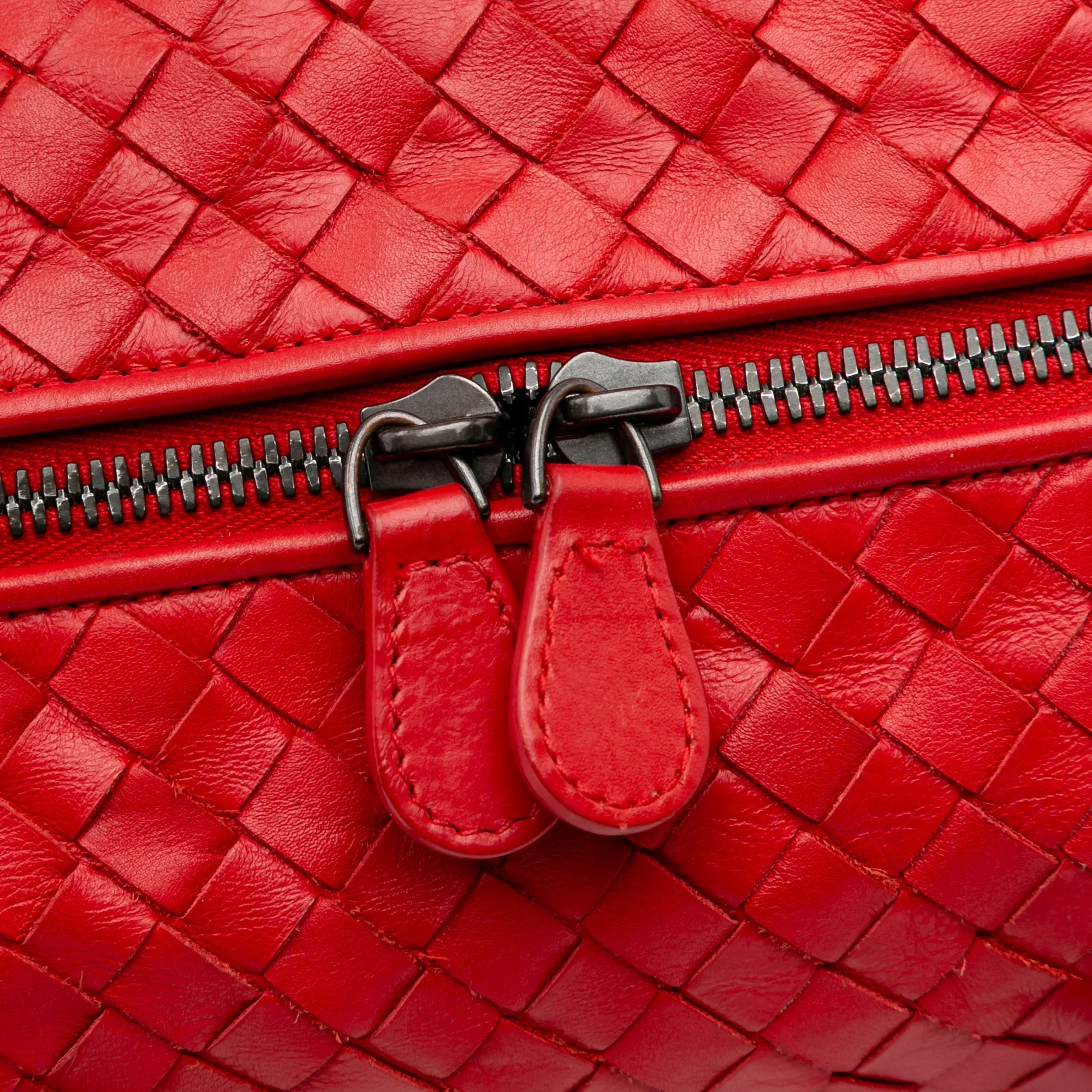 Nappa Intrecciato Boston Bag